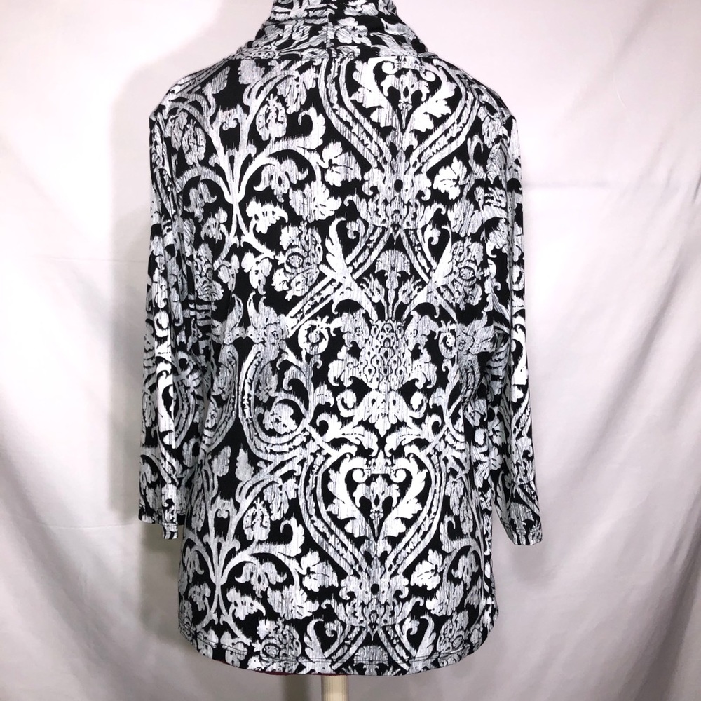Dress Barn | Paisley Print Dressy Top - Picture 5 of 6